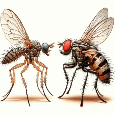 gnat vs fruit fly